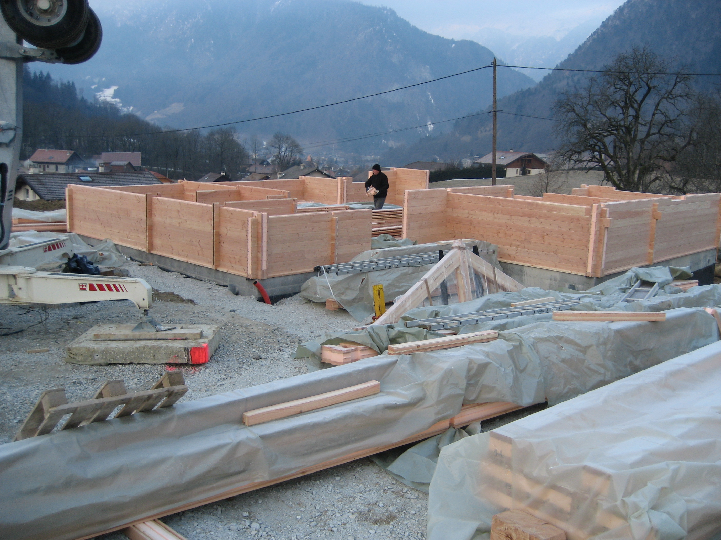 MURS ET CLOISONS DE NOS CHALETS ET MAISON EN BOIS | Chalets Boucaud